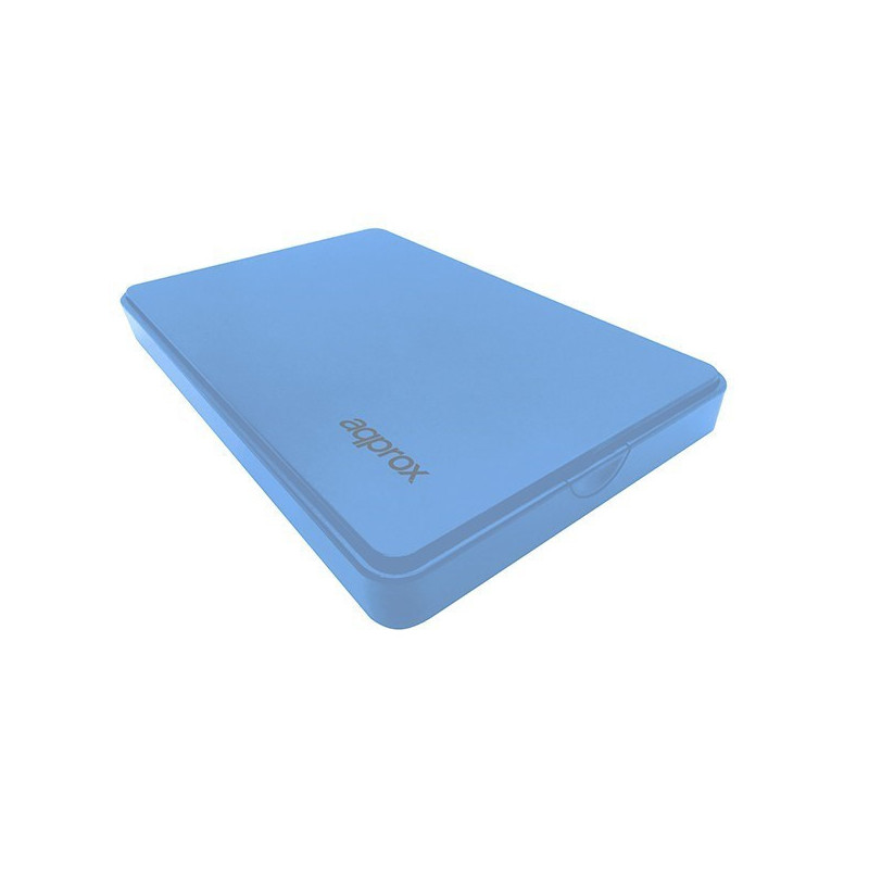 Boîtier externe pour disque dur Approx 2,5" SATA-USB 2.0 - Couleur bleue