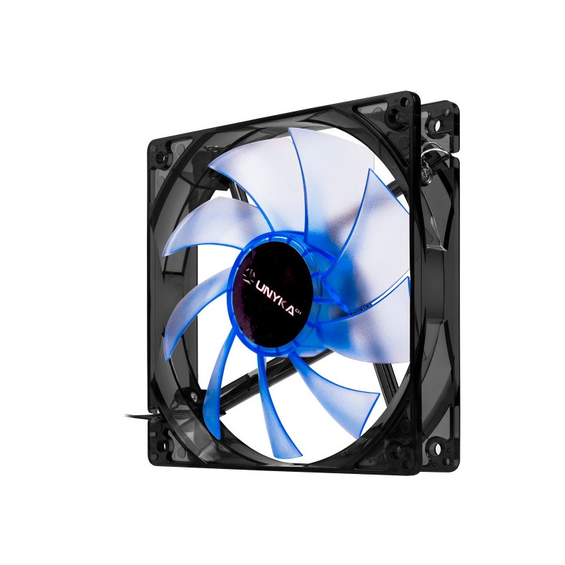 Unykach 120mm Fan with Blue LED - Max Speed ​​1200rpm