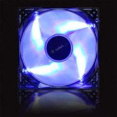 Ventilador Unykach 120mm com LED Azul - Velocidade Máxima 1200 rpm