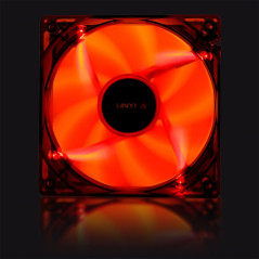 Unykach Ventilador 120mm con LED Rojo - Velocidad Max. 1200rpm