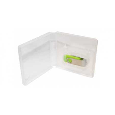 Universal USB flash drive case box - transparent