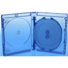 Blu-ray Case 8 Discs, 25mm - Transparent Blue