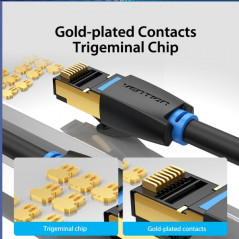 Vention SFTP RJ45 Cat.8 Netzwerkkabel - 20m