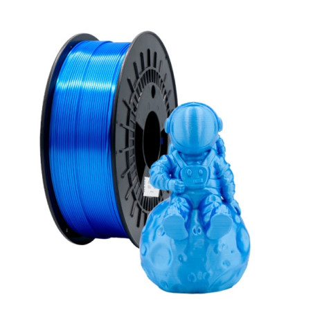 Filamento 3D PLA SILK - Diametro 1.75mm - Bobina 1kg - Cor Azul