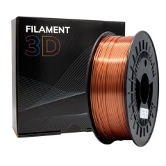 Filamento 3D PLA SILK - Diametro 1.75mm - Bobina 1kg - Cor Cobre