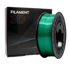 Filamento 3D PLA SILK - Diametro 1.75mm - Bobina 1kg - Cor Verde