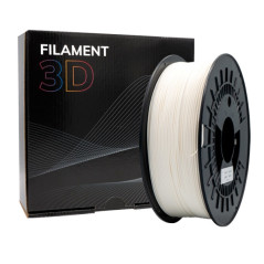 Filamento 3D PLA TOUGH - Diametro 1.75mm - Bobina 1kg - Cor Branco