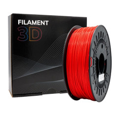 Filamento 3D PLA TOUGH - Diametro 1.75mm - Bobina 1kg - Color Rojo