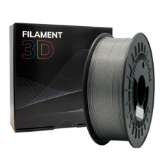 Filamento 3D PLA GLITTER - Diametro 1.75mm - Bobina 1kg - Cor Plata