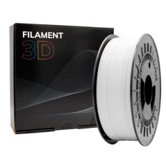 Filamento 3D PLA MATE - Diametro 1.75mm - Bobina 1kg - Color Blanco