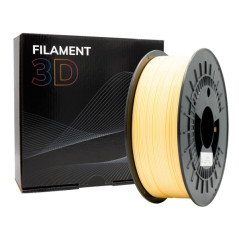 Filamento 3D PLA MATE - Diametro 1.75mm - Bobina 1kg - Cor Creme