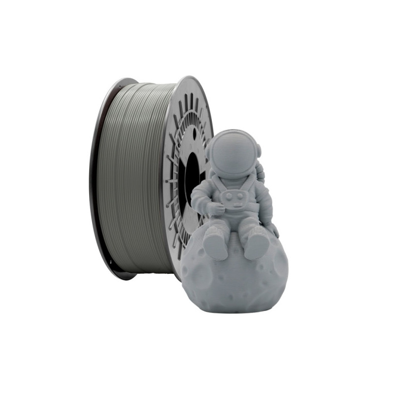 Filamento 3D PLA MATE - Diametro 1.75mm - Bobina 1kg - Cor Cinza Escuro