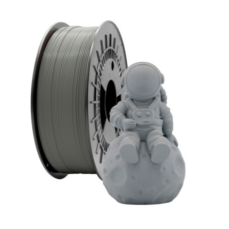 Filamento 3D PLA MATE - Diametro 1.75mm - Bobina 1kg - Cor Cinza Escuro