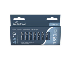 MediaRange Premium Alkaline Batteries, Mignon AA|LR6|1.5V, Pack 10
