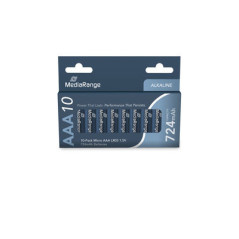 Pilhas Alcalinas AAA|LR03 1.5V Pack10 Unidades MEDIARANGE