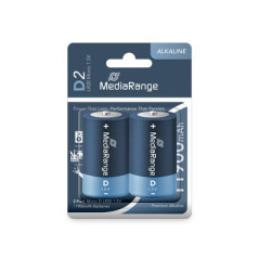 MediaRange Premium Alkaline Batteries, Mono D|LR20|1.5V, Pack 2