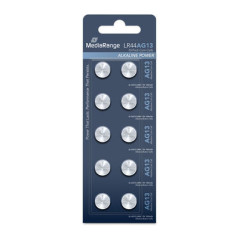 Pila AG13 / LR44 Alcalina de Botón Mediarange Pack de 10