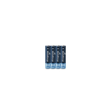 MediaRange Premium Alkaline Batteries, Micro AAA|LR03|1.5V, Pack 4