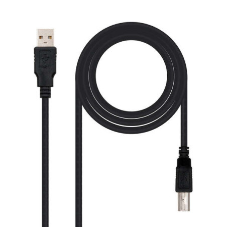 USB-A 2.0 Kabel, männlich zu USB-B, männlich, 1,80 m