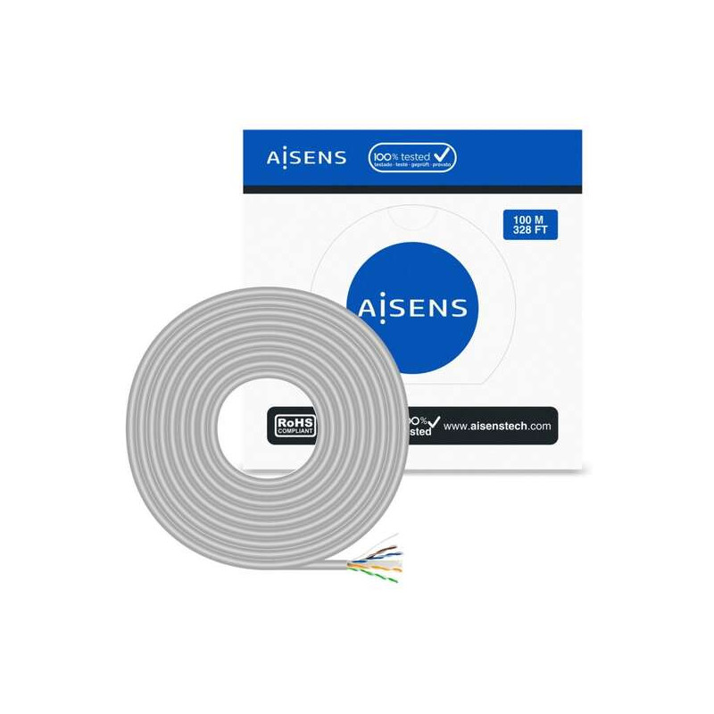 Cabo de Rede RJ45 Cat.6 UTP Rigido AWG23 CCA - 100m Cabo de Rede RJ45 Cat.6 UTP Rigido AWG23 CCA - 100m