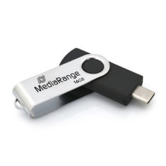 MediaRange USB Type-C® 3.2 Gen 1 Flash Memory Drive, 16GB