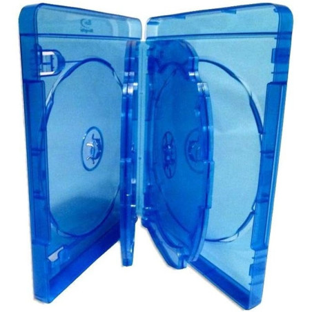 Caixa BluRay para 6 Discos 22mm Azul MediaRange