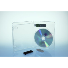 Capa para 1 Pendrive USBs + 1 Disco - 14mm - Alta Qualidade