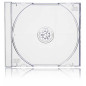 Pack 100 ECO - 10.4mm Cajas CD Jewelcase para 1 CD/DVD Transparente MediaRange