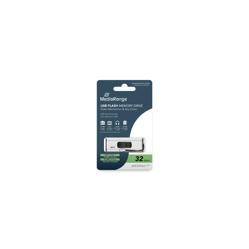 MediaRange USB 3.0 flash drive, 32GB