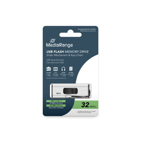 MediaRange USB 3.0 flash drive, 32GB