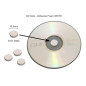 Pulsante di fissaggio bianco per CD/DVD 35 U. (APLI)