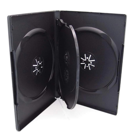 DVD Box 4 Discos 14mm black MediaRange