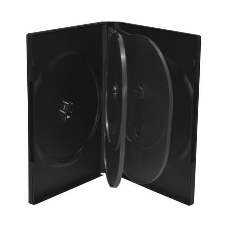 Pack 5 Mediarange DVD Box for 5 Discos, Black