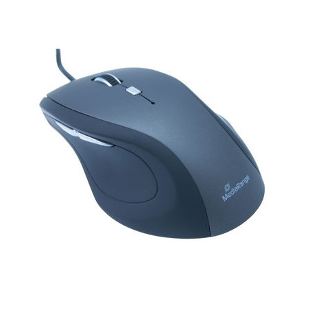 MediaRange Rato Optical 5-button mouse, com fio, Preto/Cinza