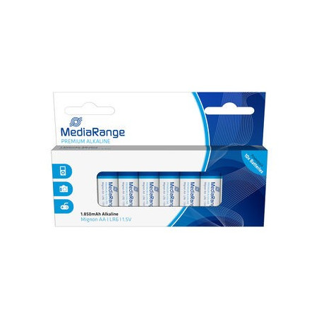 Pila Alcalina AA MediaRange pack 10 uds (LR6)