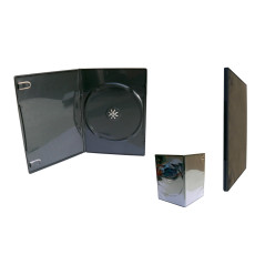 Pack 100 Estuches 7mm de DVD Slim Negras