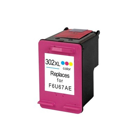 HP 302XL Color REMANUFACTURADO (F6U67AE)